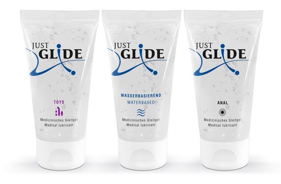 Набір лубрикантів - Just Glide, 3x50 мл Sex Aura