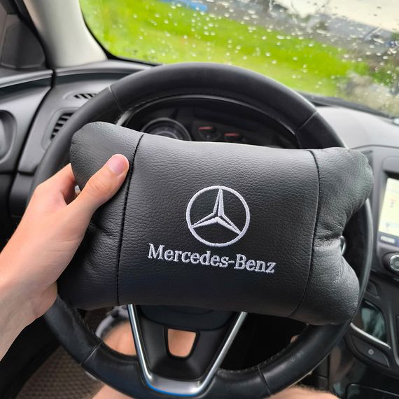 Подушка для підтримки голови Mercedes-Benz Мерседес, Подушки на крісло в авто, Авто подушка IE-634 під шию | Зображення 4