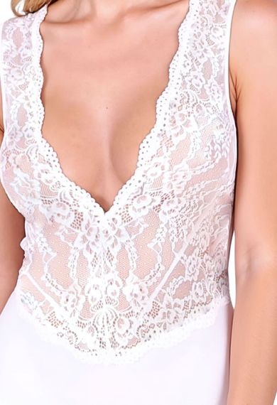 Боді Passion EVALIE BODY white L | Зображення 3