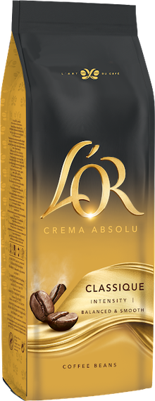 Кава в зернах L'OR Crema Absolute Classic 500 гр Льор Класик | Зображення 1