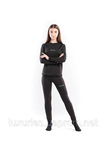 Жіночий комплект Термобілизни COLUMBIA  на флісі чорного кольору | Зображення 4