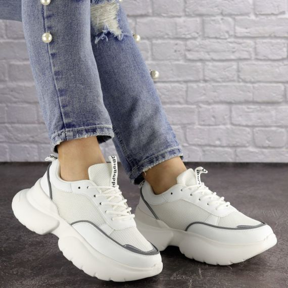 Женские кроссовки Fashion Choe 1583 37 размер 24 см Белый | Зображення 5