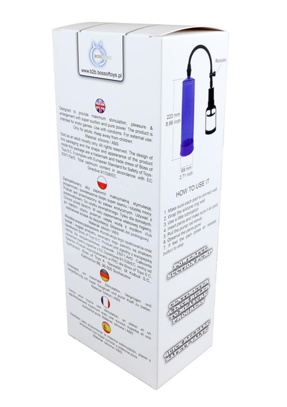 Вакуумна помпа Boss Series: Power pump MAX - Purple, BS6000009 sexstyle | Зображення 3