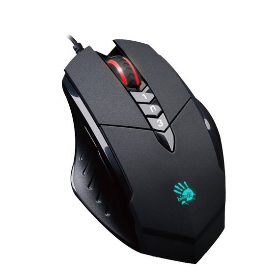 Миша ігрова A4-Tech Bloody V7M, чорна, з підсвічуванням, USB | Зображення 6