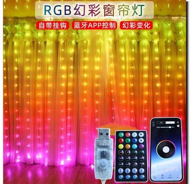 Гірлянда-штора з дистанційним керуванням XPRO SFK-05 3*2 APP Bluetooth USB (44878-16901_764)