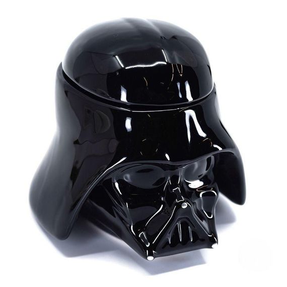Кухоль Чашка з кришкою Star Wars Дарт Вейдер Star Wars 3D (Чорна) Кераміка | Зображення 1