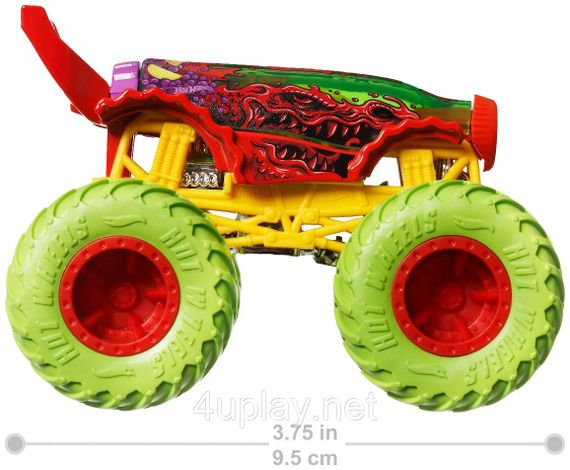Монстр-трак Хот Вілс Карбонатор 1:64 Оригінал Hot Wheels Monster Truck Carbonator | Зображення 2
