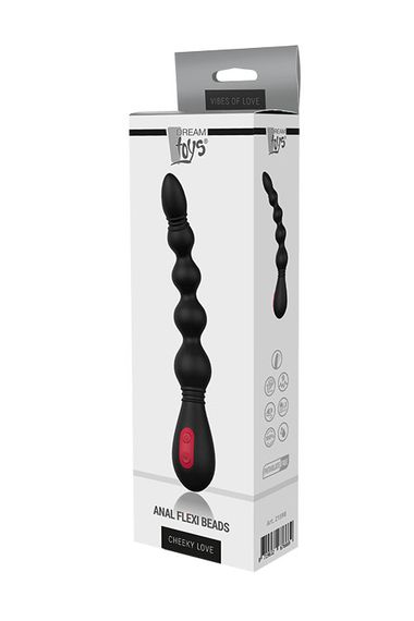 Гнучкі Анальні вібробуси CHEEKY LOVE ANAL FLEXI BEADS, Черный | Зображення 1