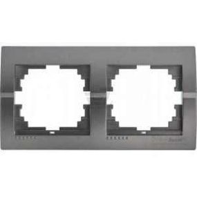 DERIY темно-сірий металік Рамка горизонтальна 2-я Лезард