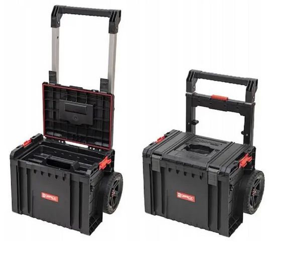 Ящик для інструментів на колесах, 19", 490x415x660, SYSTEM PRO Cart Plus, SKRWQCPRO2PCZAPG001, QBRICK | Зображення 4