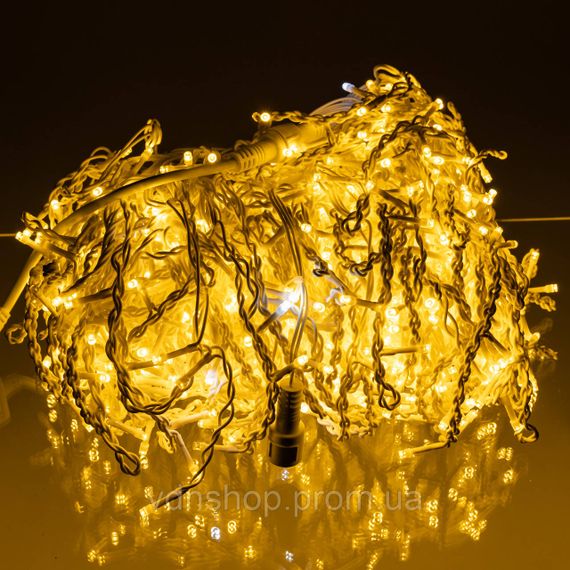 Уличная гирлянда Бахрома 50 м 600 LED белый провод Желтое сияние 50MWY | Зображення 5