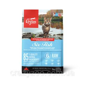 Сухий корм для кошенят та котів Orijen Six Fish Cat & Kitten з рибою 340 г o28134