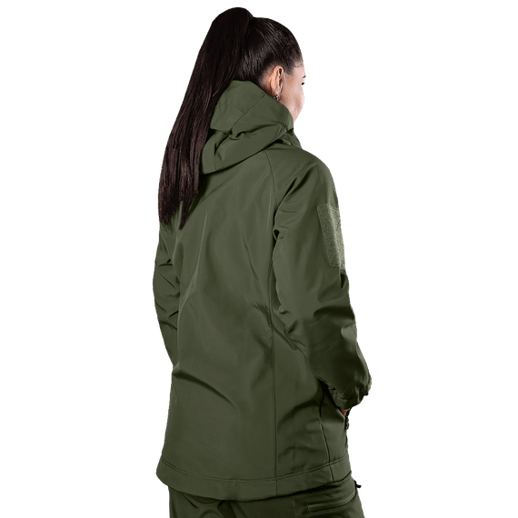 Жіноча куртка Stalker SoftShell Олива (7441), M | Зображення 2