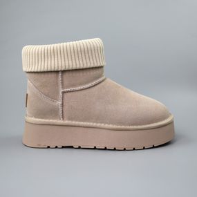 Угги жіночі замшеві 590145 Бежеві 36 38 39 40