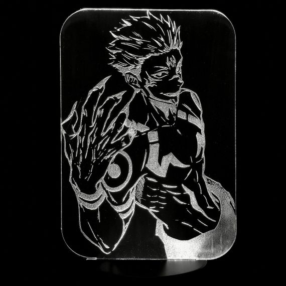 Акриловый светильник-ночник Юдзи Итадори белый tty-n000262