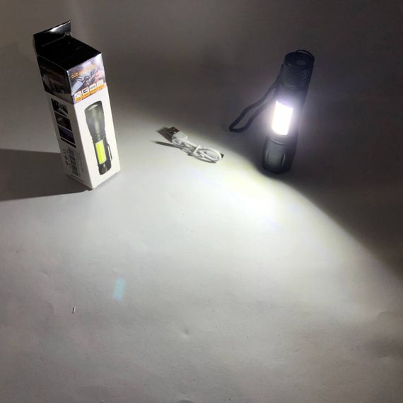 Потужний тактичний ліхтар світлодіодний, Ліхтар для дому з зарядкою від розетки Надпотужний лід XD-45 | Зображення 1