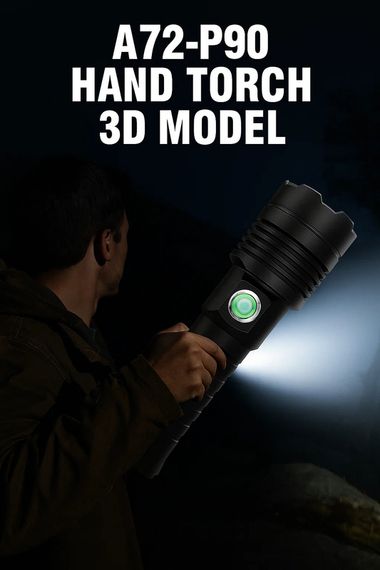 Ручний ліхтар A90-P50 Компактний акумуляторний USB-ліхтар XPRO (47909-a90-P50_222)