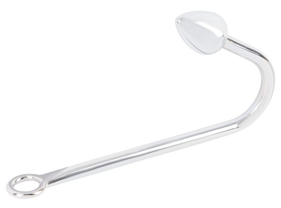 Анальний гачок металевий You2Toys Bondage Hook з кільцем для бондажу, сріблястий sexstyle | Зображення 2