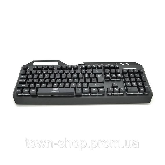 Клавиатура проводная с подсветкой RGB XO KB-01, USB, (Eng), Box