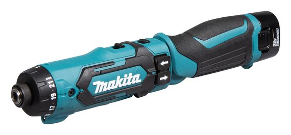 Отвертка аккумуляторная Makita DF012DSE (5.6 Нм, 1/4", 7.2 В) | Зображення 2