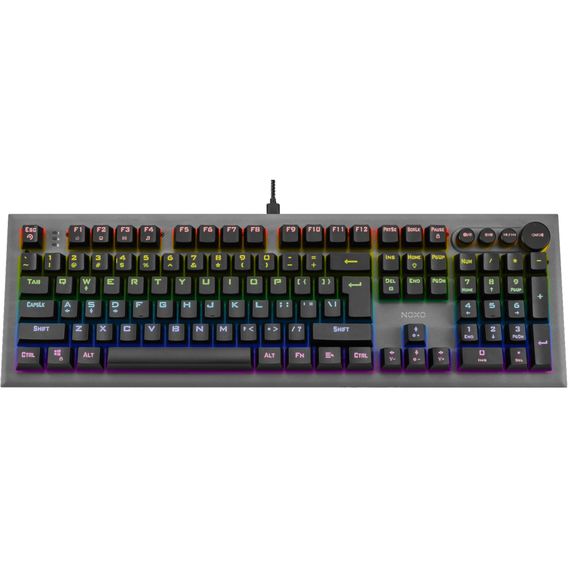 Клавіатура Noxo Conqueror Mechanical Blue Switches RU (4770070882023) | Зображення 1