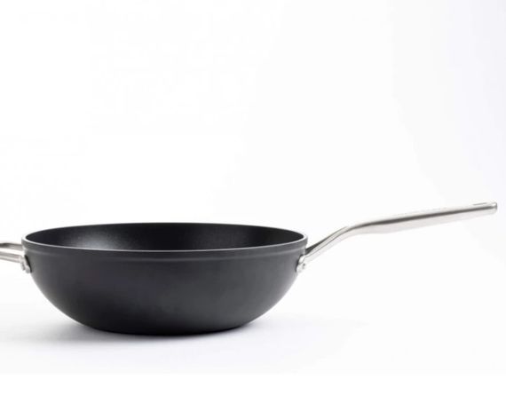 Сковорода ВОК KitchenAid FHA СС005696-001 30 см черная | Зображення 1