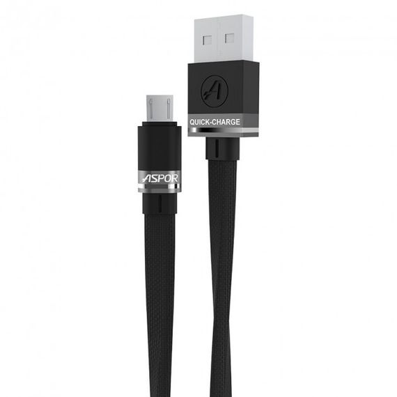 USB кабель Aspor A135 micro Quick Charge 2.4A (Быстрая зарядка) | Зображення 3