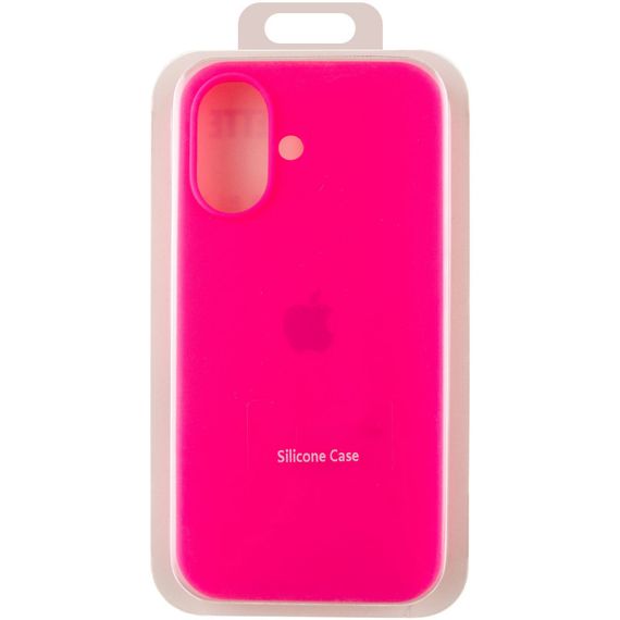 Чохол Silicone Case Full Protective (AA) для Apple iPhone 16 Plus (6.7") Рожевий / Barbie pink | Зображення 6