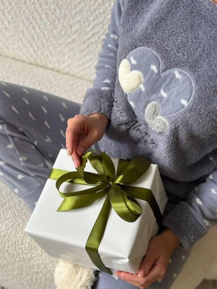 Женская пижама (3316/2) Серый M | Зображення 2