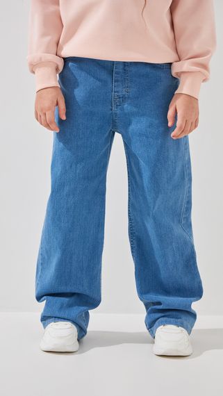Джинси для дівчинки Dinomin 2395 122 см Блакитний shop (2000999481581)