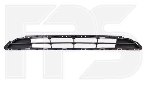 Решетка в бампере средняя Hyundai Sonata LF '14-17 темно-серая (FPS) 86561C2000