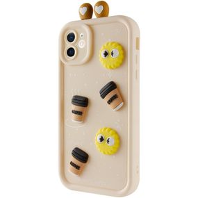 Чехол TPU Toys Case with Ears для Apple iPhone 12 (6.1") Sand