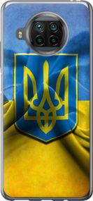 Чехол на Xiaomi Mi 10T Lite Флаг и герб Украины 1 "375u-2097-17620"