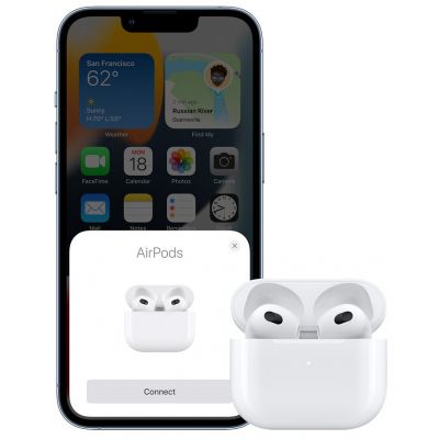 Наушники Apple AirPods (3rd generation) with Wireless Charging Case (MME73TY/A) (MME73TY/A) | Зображення 4