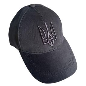 Кепка военная ВСУ герб черный (RA8962)