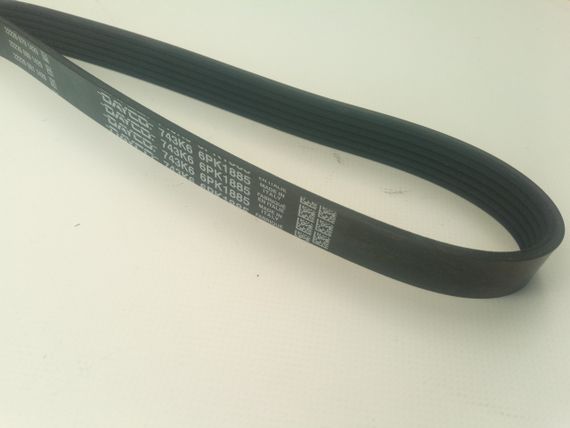 Ремінь генератора струмковий Lacetti 1.6-1.8, DAYCO (6PK1885) (96309968) | Зображення 2