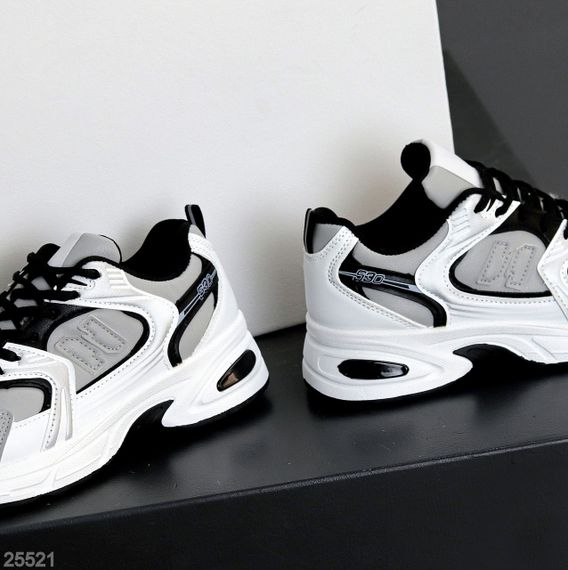 Повсякденні модельні сірі зимові кросівки доступна ціна | Зображення 8