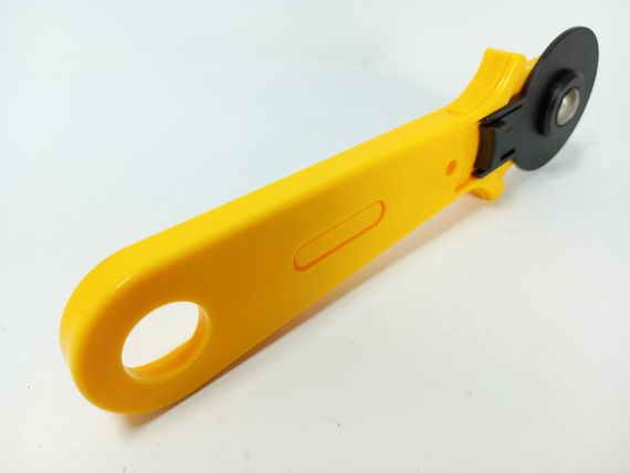 Ніж роторний (круглий) для тканини, жовтий 45 мм | Зображення 2