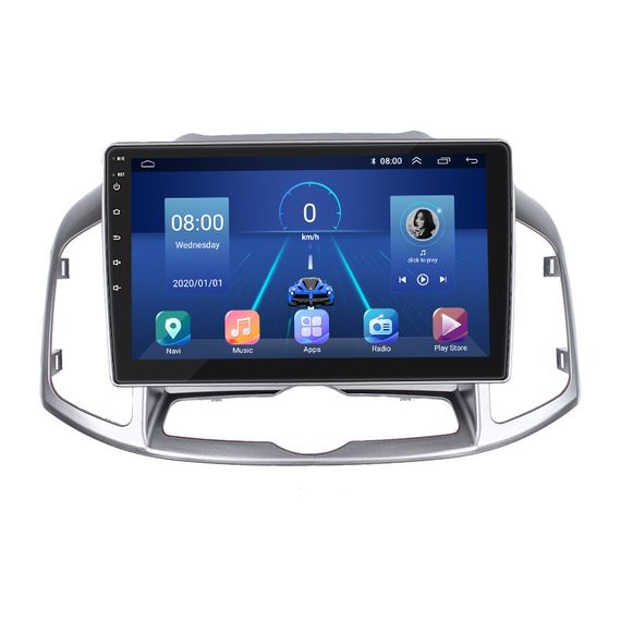 Штатная магнитола 10" Lesko для Chevrolet Captiva I Рестайлинг 2 2013-2016 Top 4/32 4G WiFi GPS Шевролет