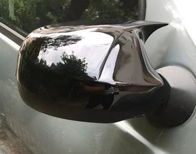 Накладки на дзеркала BMW-Style (2 шт) для Dacia Logan MCV 2004-2014 рр