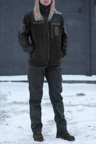 Штани жіночі олива Soft Shell R Military +