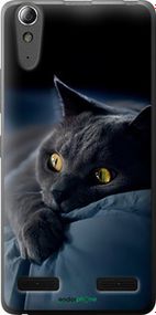 Чохол на Lenovo A6000 Димчастий кіт "825u-103-2448"