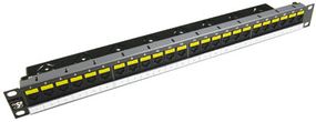 Патч-панель Molex 19'/24xRJ45/DG+/568A/B,UTP/PC 5e/1U Graphite (PID-00174)