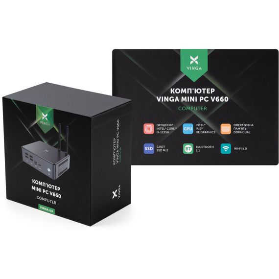 Компьютер Vinga Mini PC V660 (V6601235U.161T) | Зображення 9