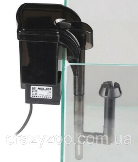 Навісний фільтр для акваріума SunSun HBL-301 2 Вт 300 л/год до 60 л | Зображення 5
