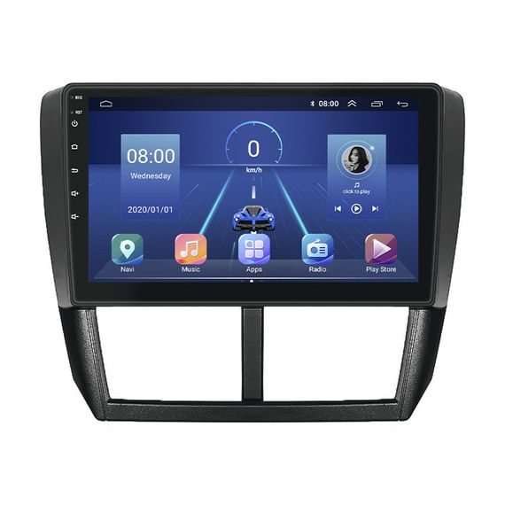 Штатная магнитола 9" Lesko для Subaru Forester III 2007-2011  2/32Gb/ 4G/ Wi-Fi Premium Субару