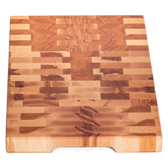 Дошка для нарізання обробна 45×30 см Доміно з ясена Lugi C53W300450Y | Зображення 1