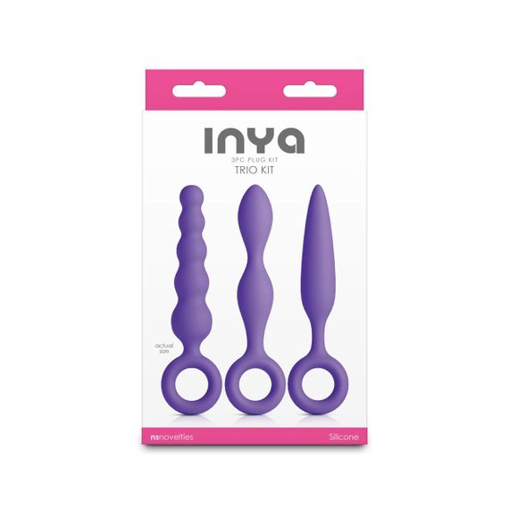 Набор анальных игрушек NS Novelties INYA - Trio Kit - Purple Sex Aura | Зображення 2