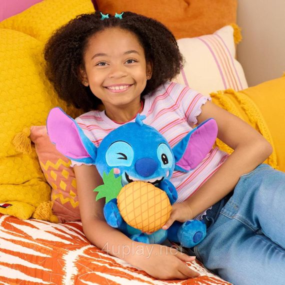 М'яка іграшка Стіч 33 см Оригінал Disney Stitch Feed Me Pineapple Large 13-inch | Зображення 4