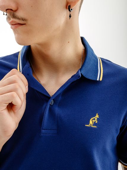 Футболка AUSTRALIAN 2-STRIPE PIQUE' POLO S-FIT | Зображення 2